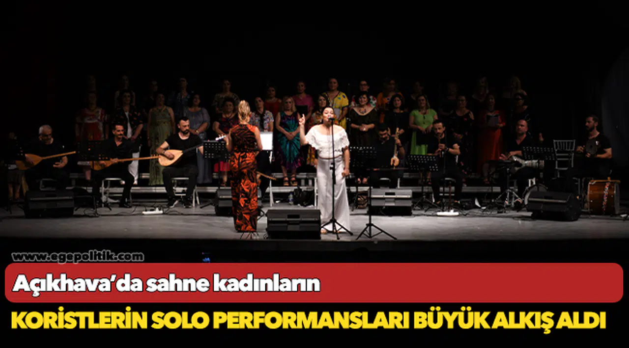 Açıkhava’da sahne kadınların