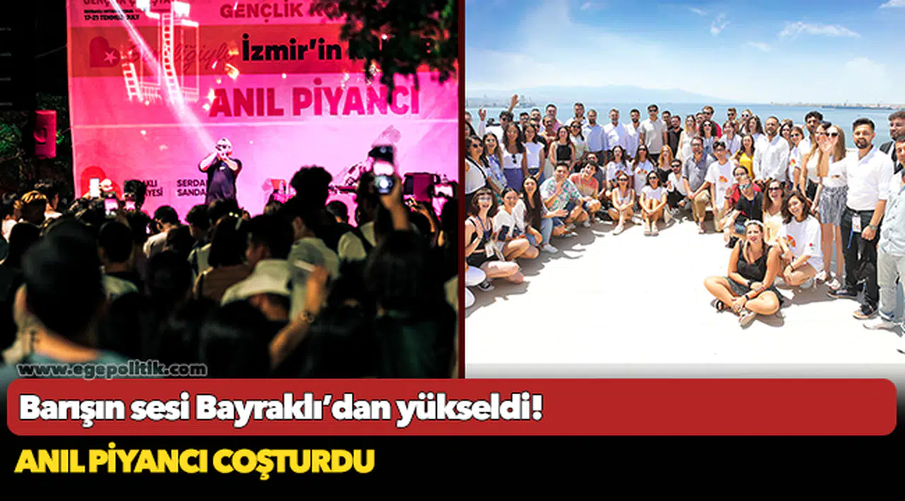 Barışın sesi Bayraklı’dan yükseldi!