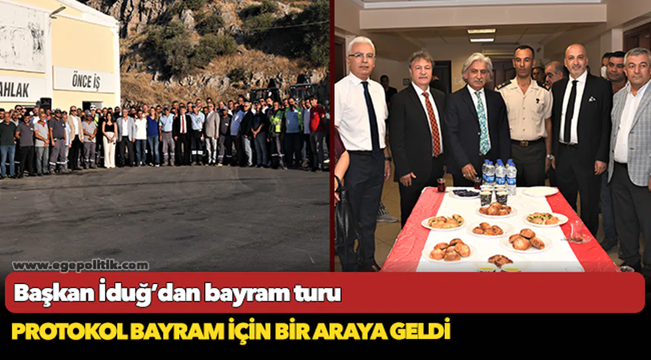 Başkan İduğ’dan bayram turu
