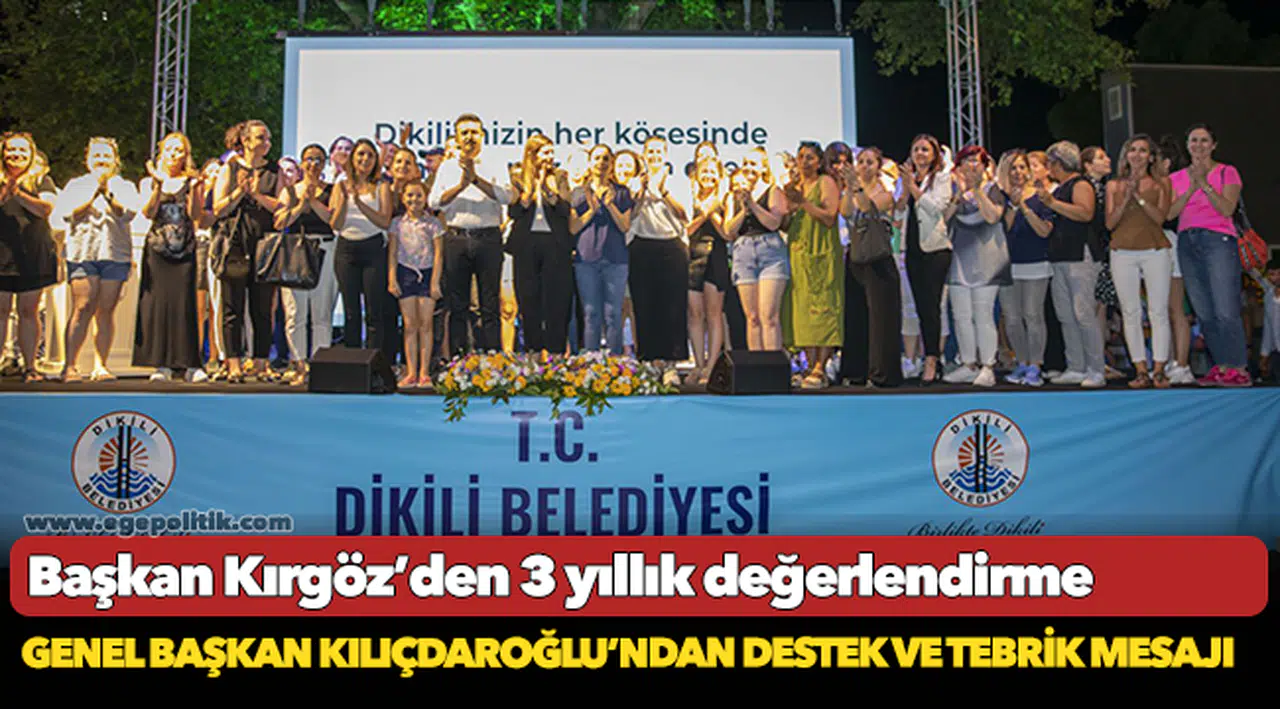 Başkan Kırgöz’den 3 yıllık değerlendirme