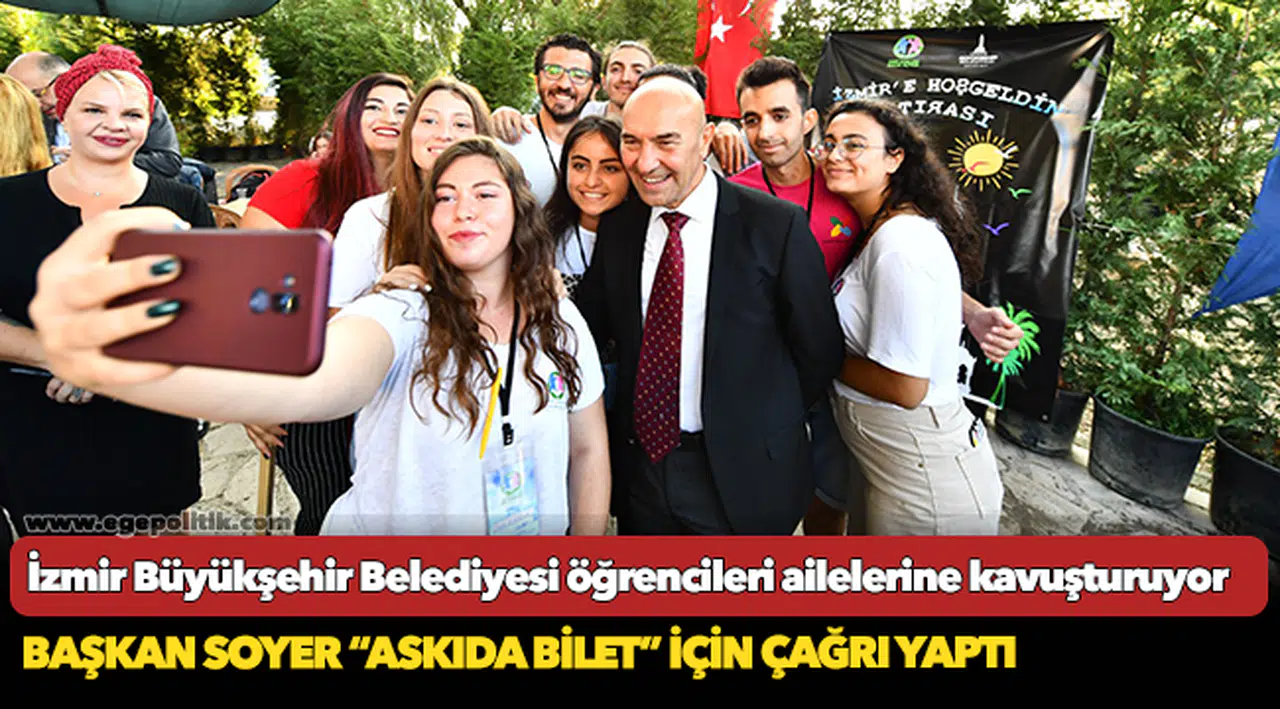 Başkan Soyer “Askıda Bilet” için çağrı yaptı