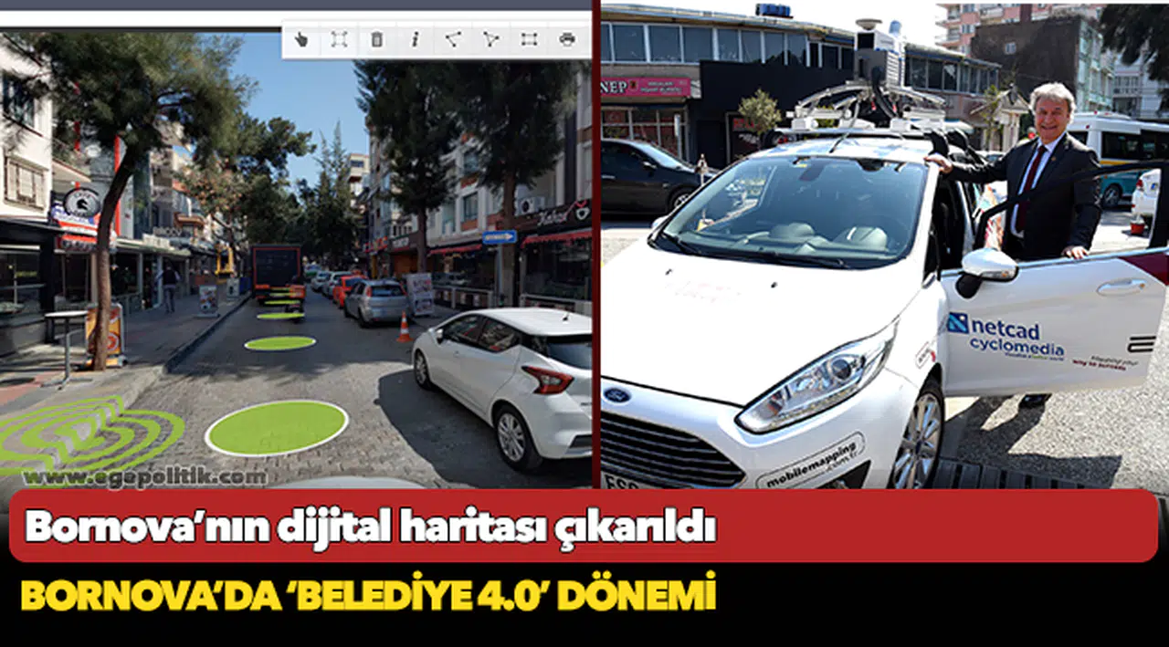 Bornova’nın dijital haritası çıkarıldı