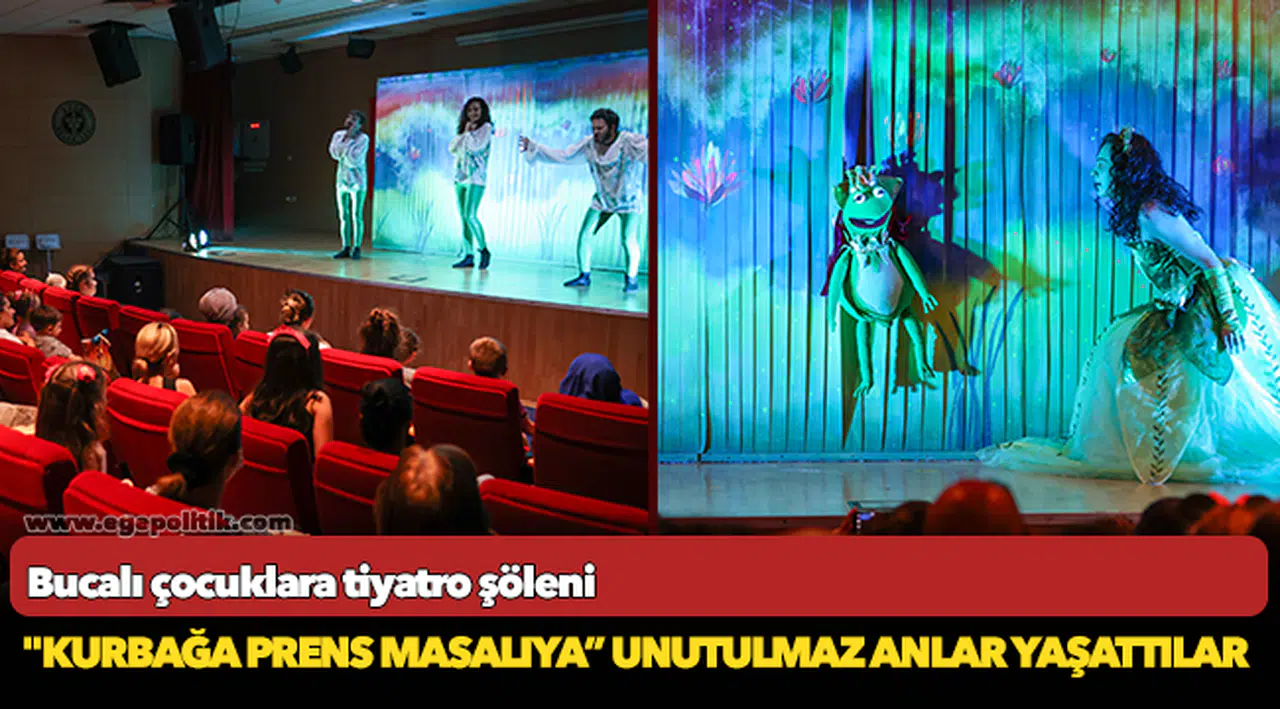 Bucalı çocuklara tiyatro şöleni