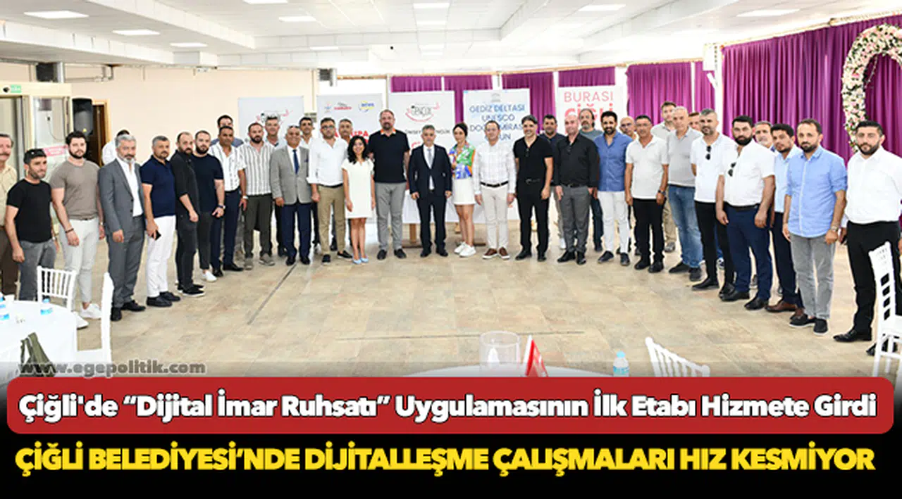Çiğli Belediyesi’nde Dijitalleşme Çalışmaları Hız Kesmiyor