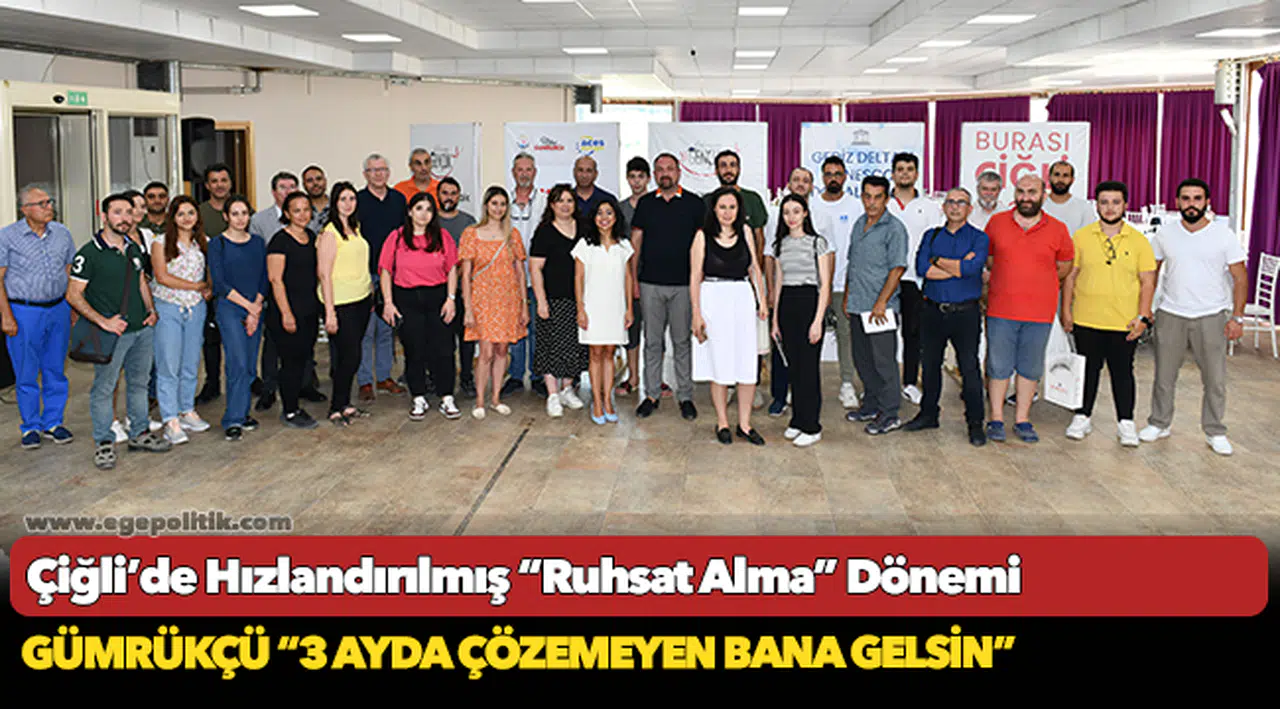 Çiğli’de Hızlandırılmış “Ruhsat Alma” Dönemi: Gümrükçü “3 Ayda Çözemeyen Bana Gelsin”