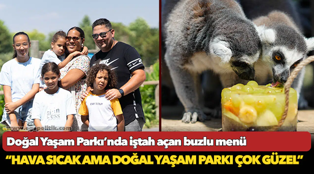 Doğal Yaşam Parkı’nda iştah açan buzlu menü