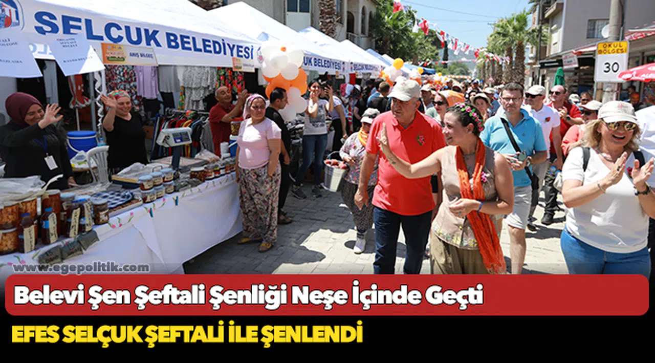 Efes Selçuk Şeftali İle Şenlendi