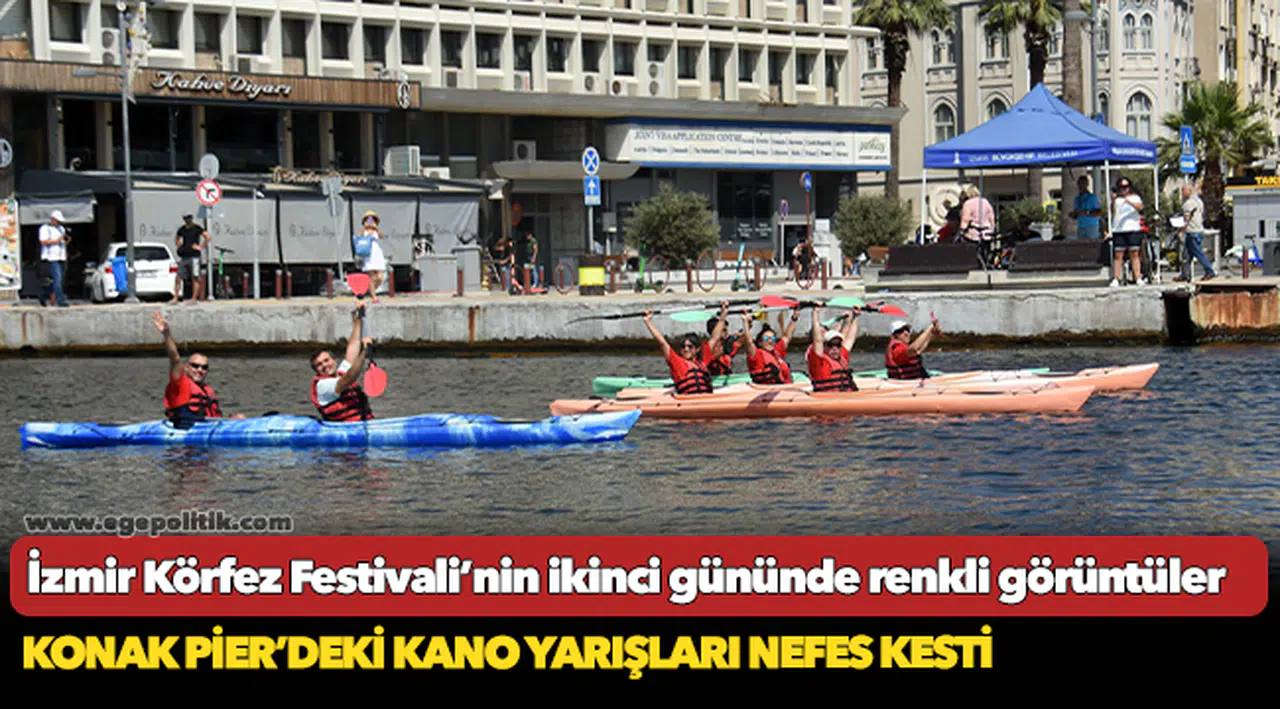 İzmir Körfez Festivali’nin ikinci gününde renkli görüntüler