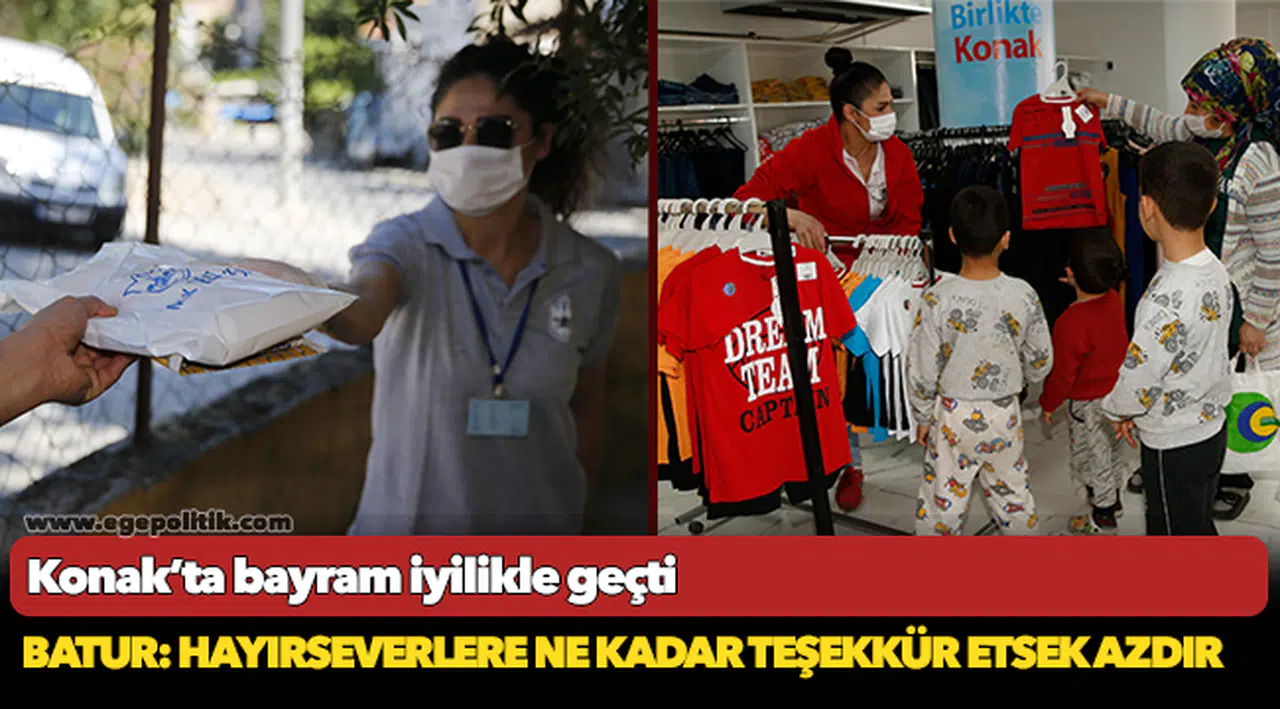 Konak’ta bayram iyilikle geçti