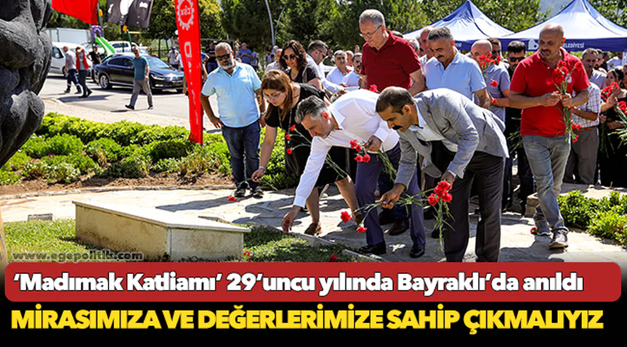 ‘Madımak Katliamı’ 29’uncu yılında Bayraklı’da anıldı