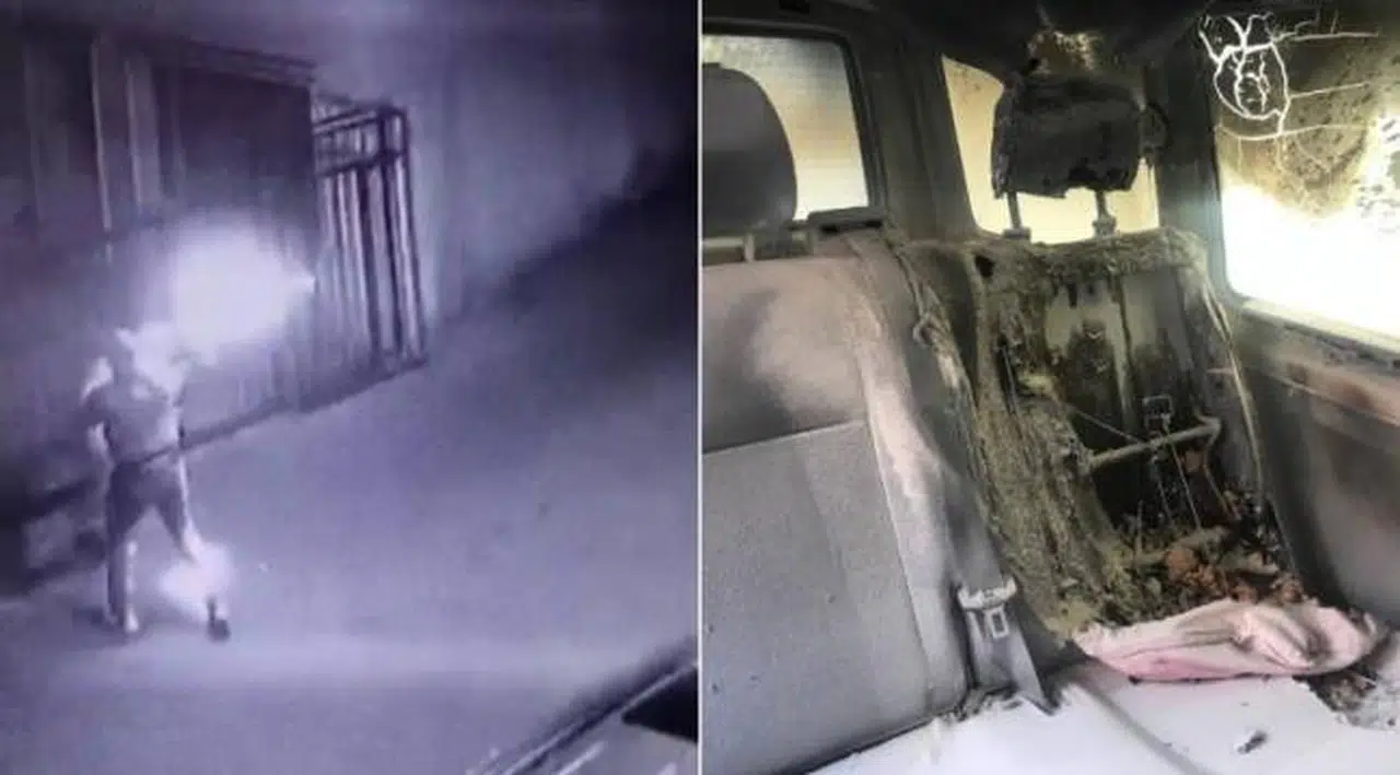 Maltepe'de eski milletvekilinin aracına molotoflu saldırı