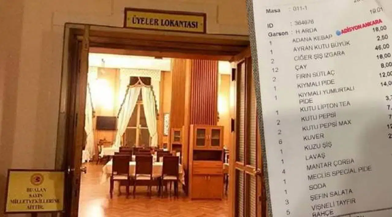 Meclis lokantasına zam geldi, en pahalı yemek 25 TL
