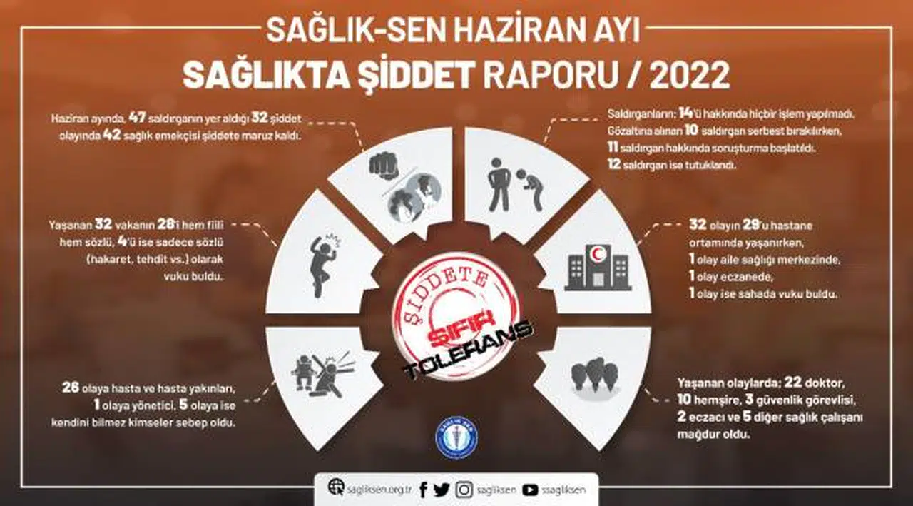 Sağlık-Sen’den Sağlıkta Şiddet Raporu