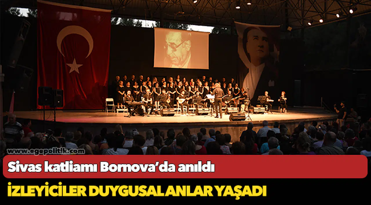 Sivas katliamı Bornova’da anıldı