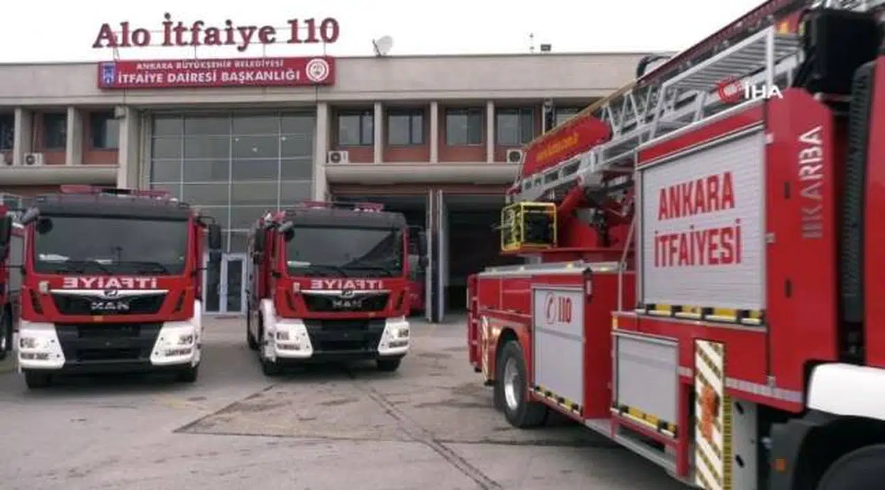 Ankara'da apartmanda yangın çıktı: 2 yaralı