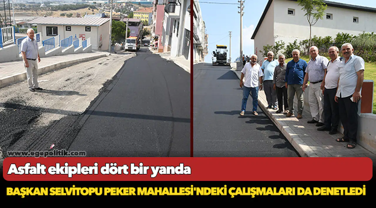 Asfalt ekipleri dört bir yanda