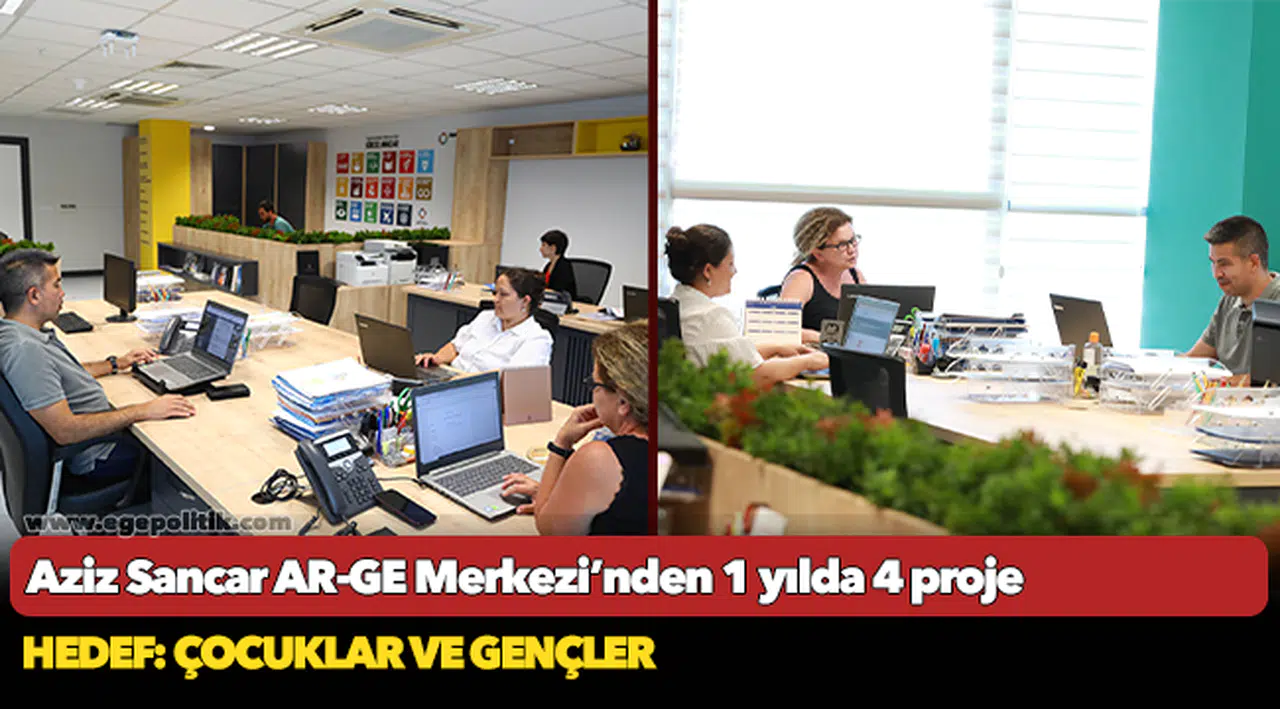 Aziz Sancar AR-GE Merkezi’nden 1 yılda 4 proje