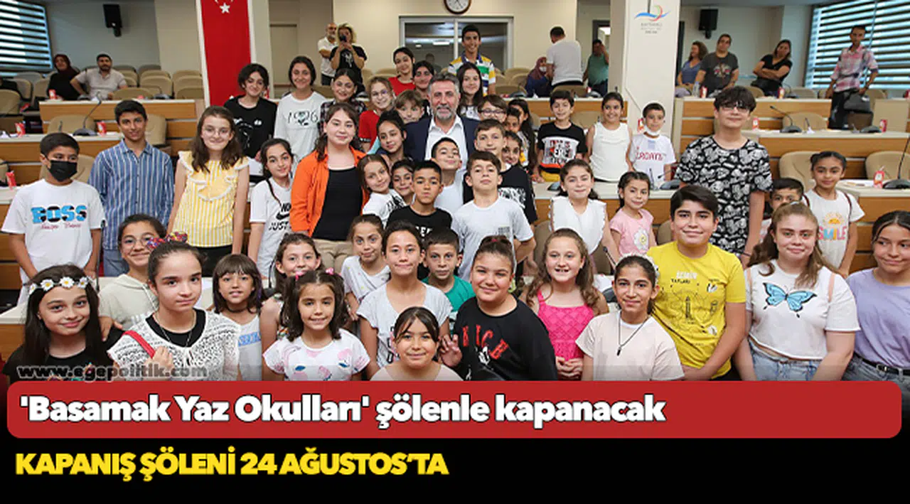 'Basamak Yaz Okulları' şölenle kapanacak