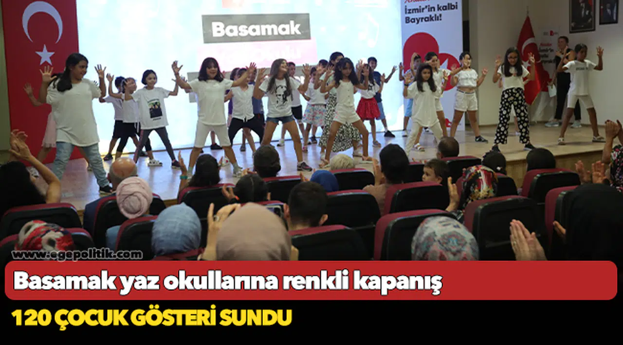 Basamak yaz okullarına renkli kapanış