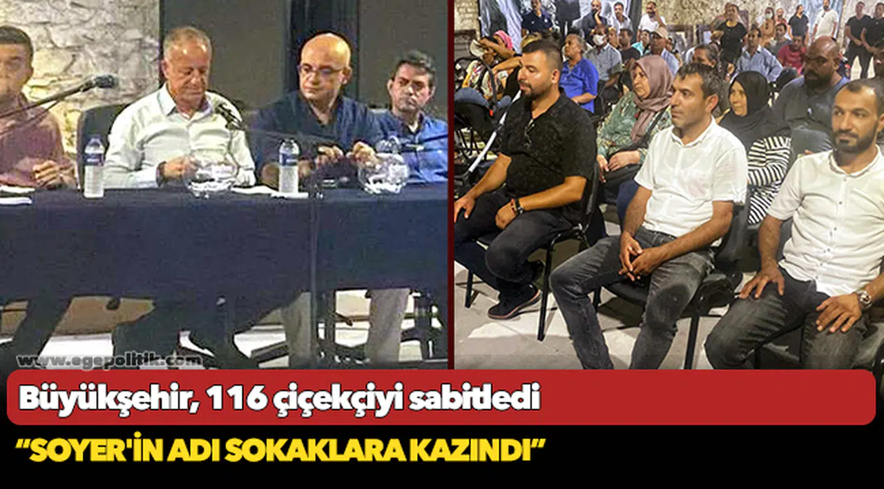 Büyükşehir, 116 çiçekçiyi sabitledi