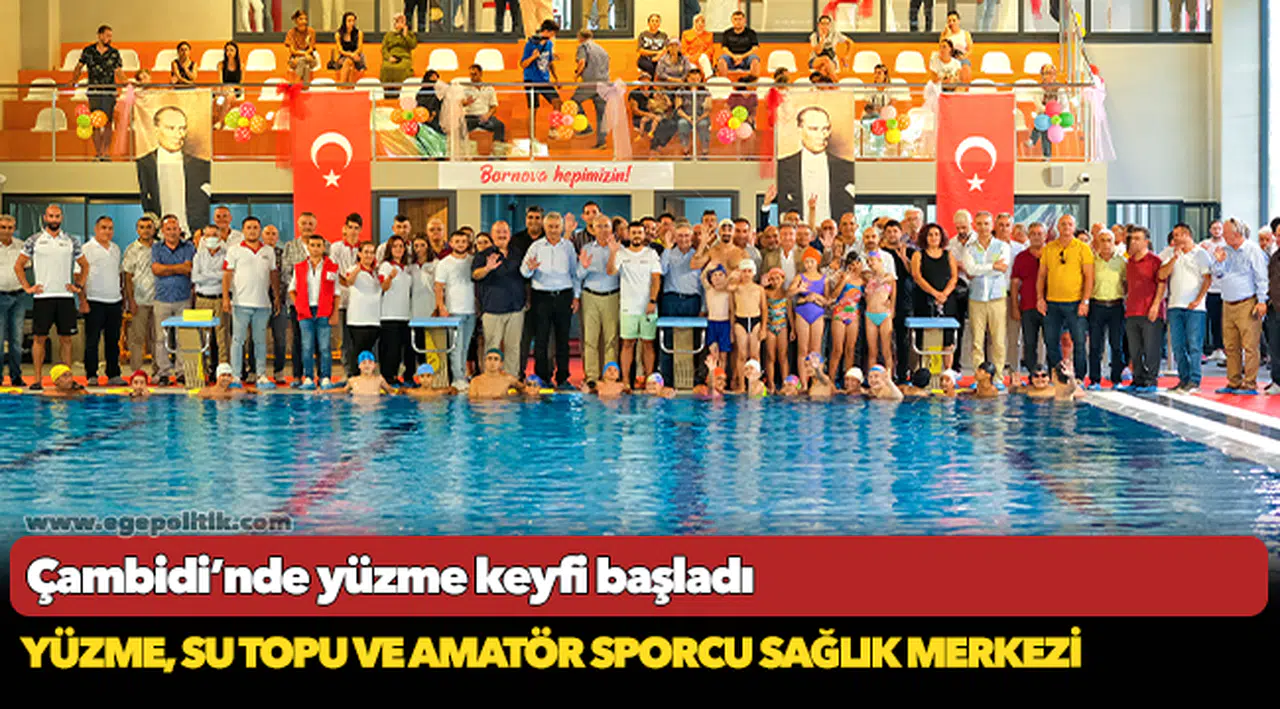 Çambidi’nde yüzme keyfi başladı
