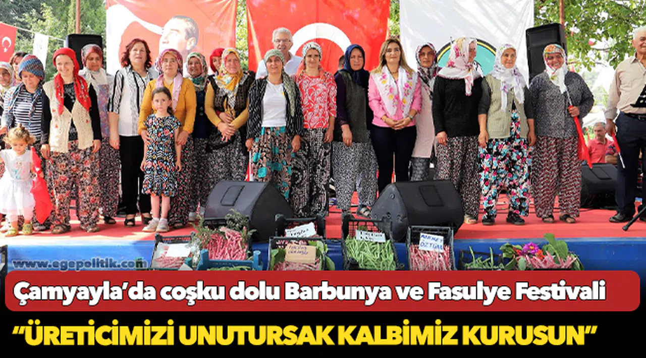 Çamyayla’da coşku dolu Barbunya ve Fasulye Festivali