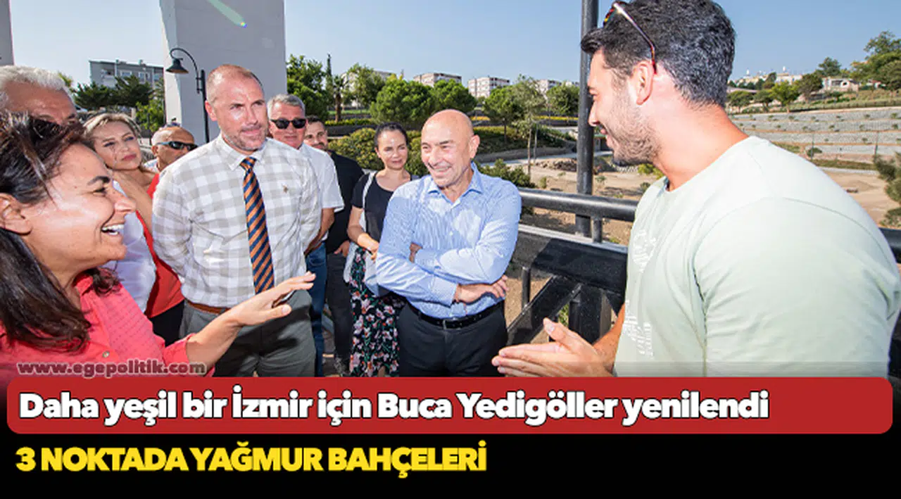 Daha yeşil bir İzmir için Buca Yedigöller yenilendi