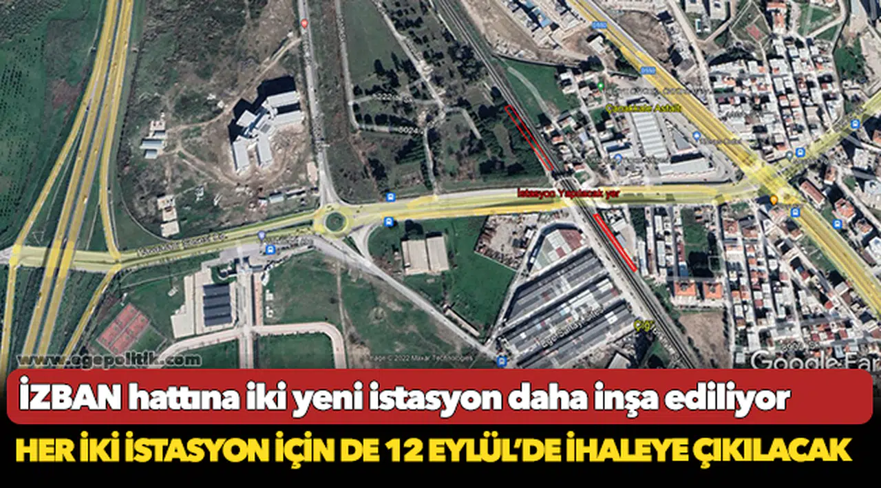 İZBAN hattına iki yeni istasyon daha inşa ediliyor