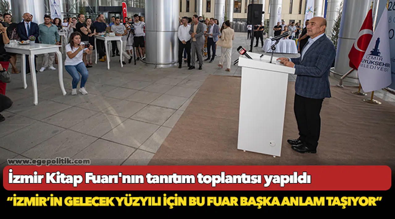 İzmir Kitap Fuarı'nın tanıtım toplantısı yapıldı