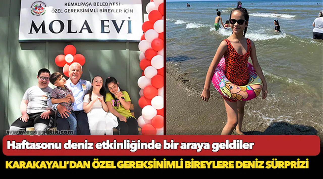 Karakaylı'dan özel gereksinimli bireylere deniz sürprizi