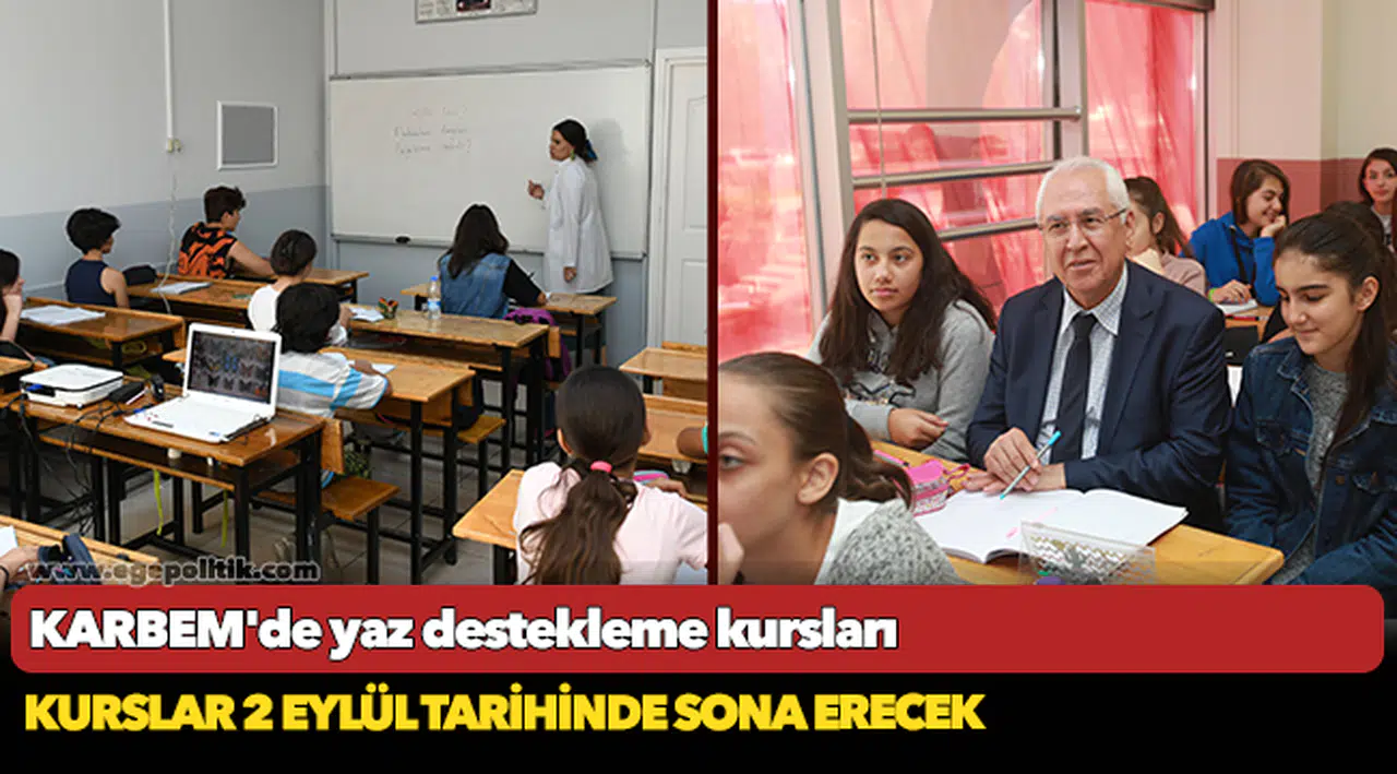KARBEM'de yaz destekleme kursları