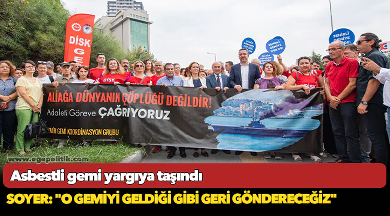 Soyer: "O gemiyi geldiği gibi geri göndereceğiz"