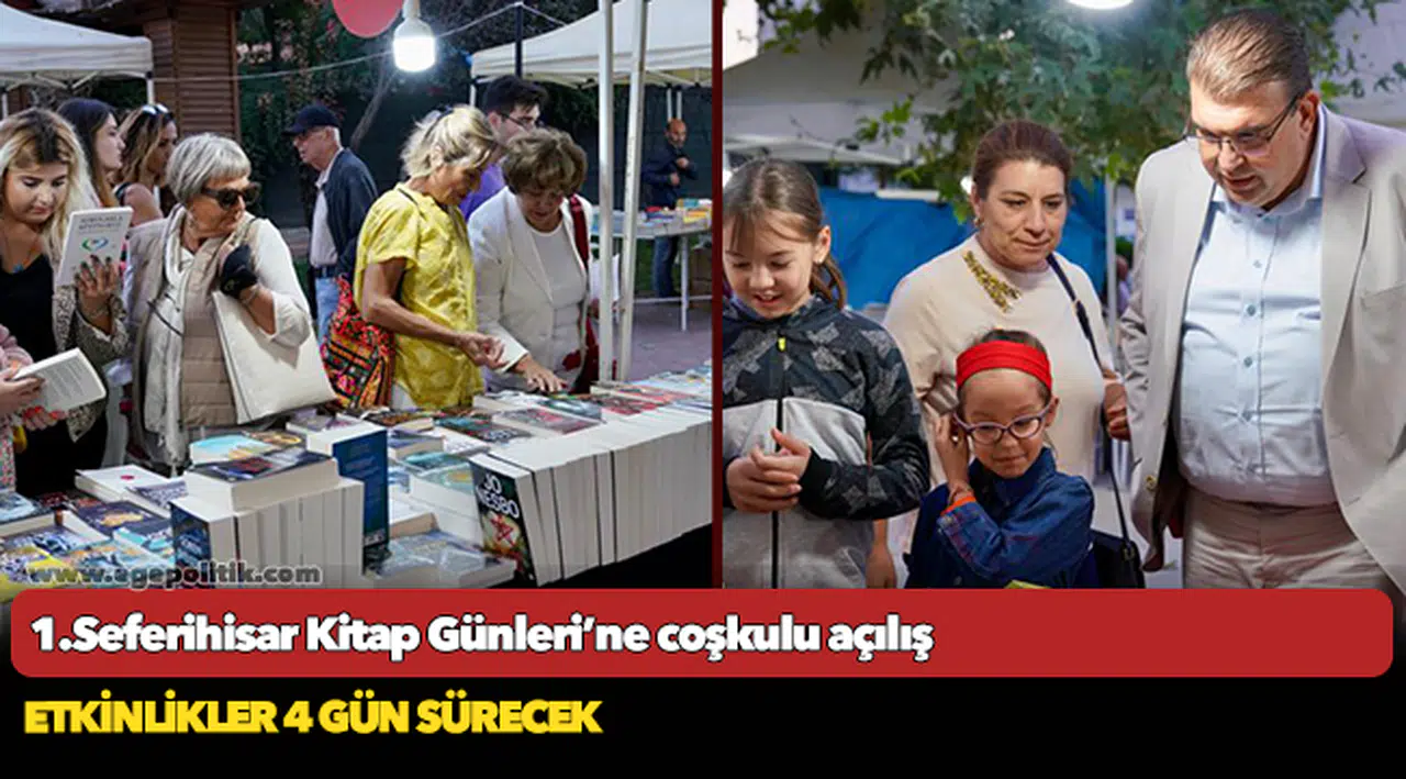 1.Seferihisar Kitap Günleri’ne coşkulu açılış