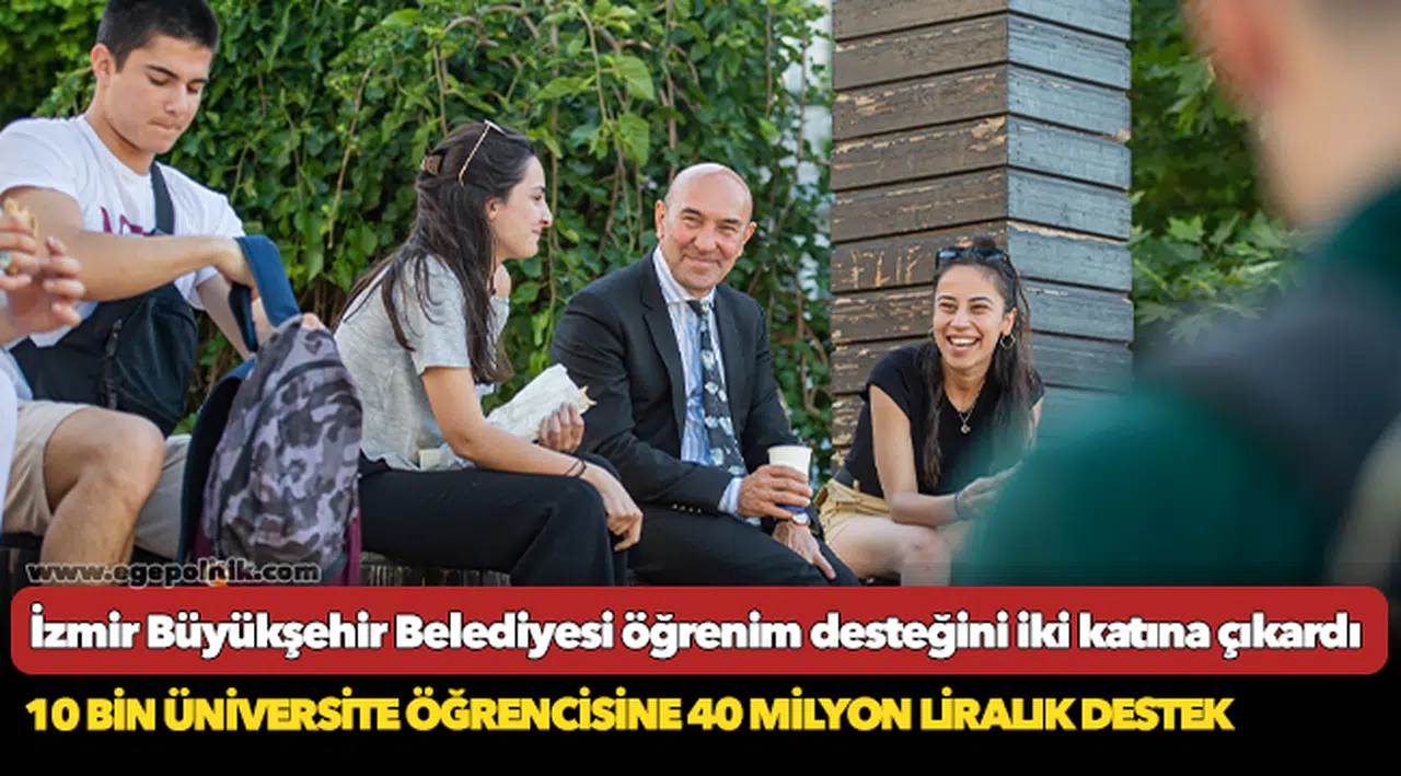 10 bin üniversite öğrencisine 40 milyon liralık destek