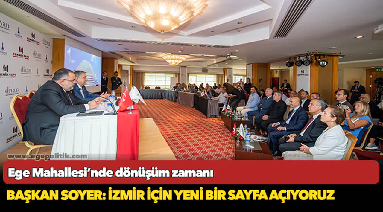 Başkan Soyer: İzmir için yeni bir sayfa açıyoruz