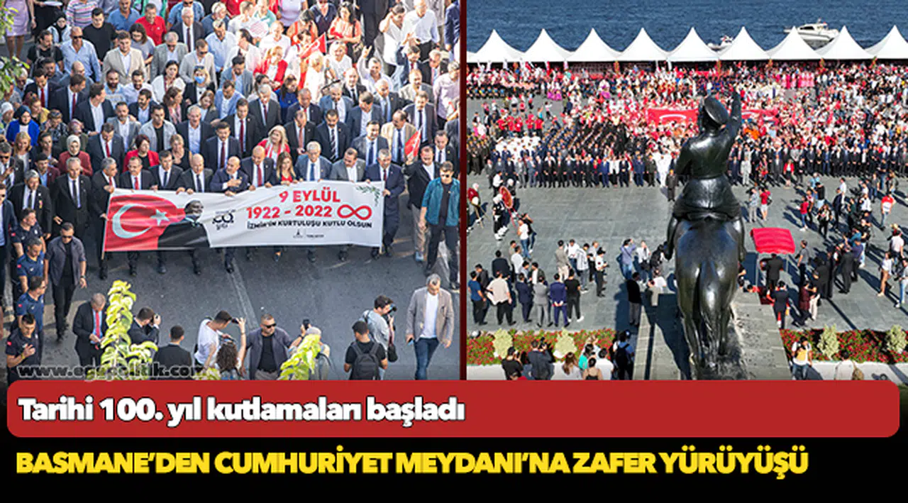 Basmane’den Cumhuriyet Meydanı’na zafer yürüyüşü