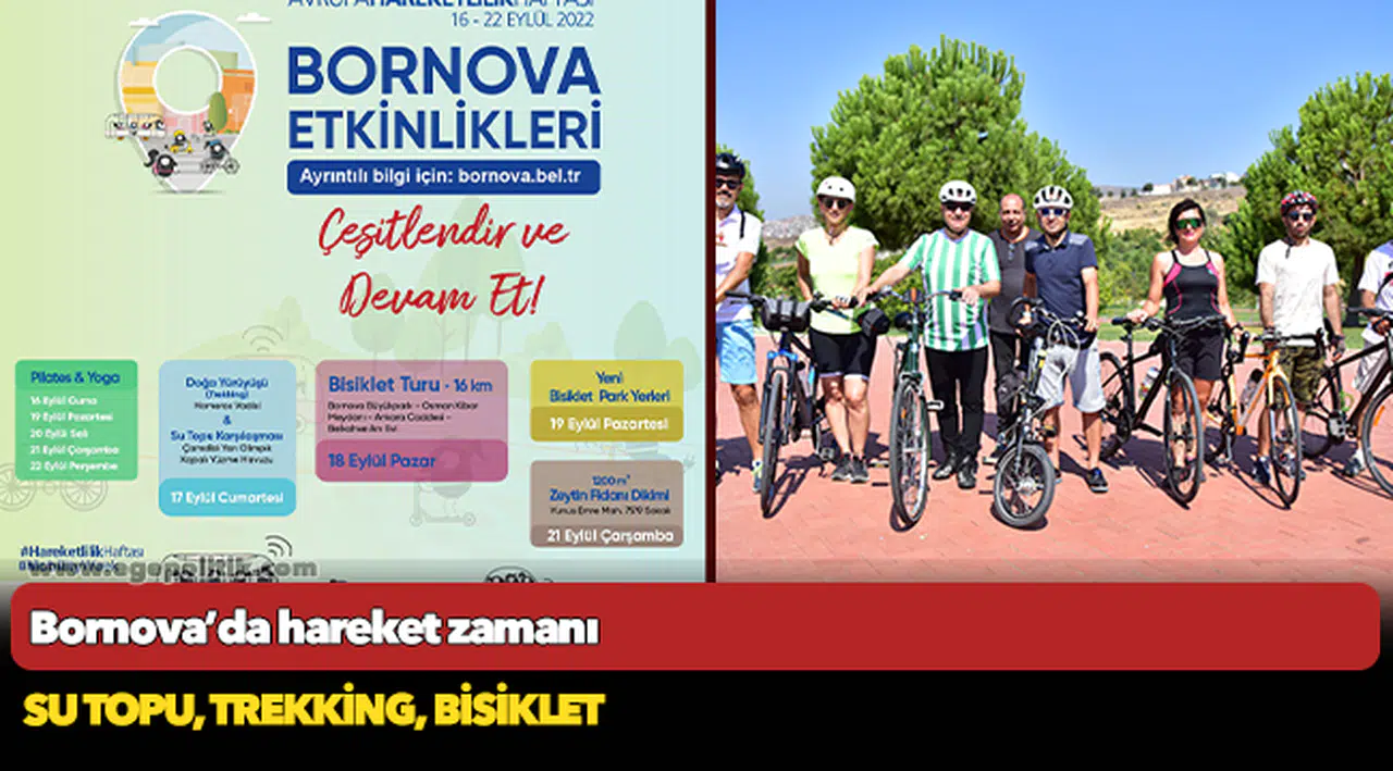 Bornova’da hareket zamanı