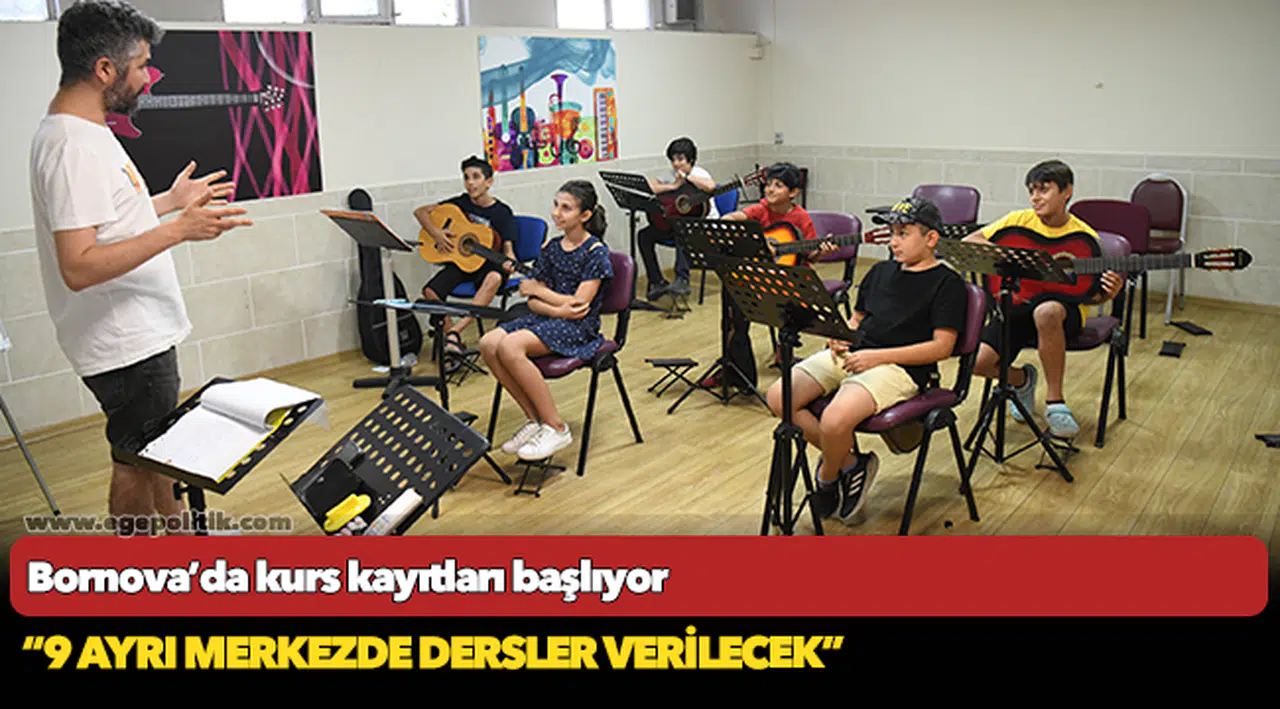 Bornova’da kurs kayıtları başlıyor