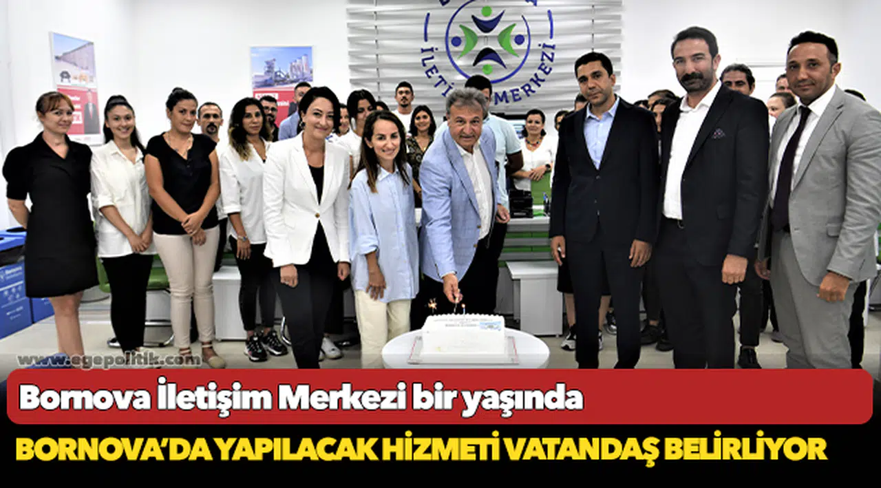Bornova İletişim Merkezi bir yaşında