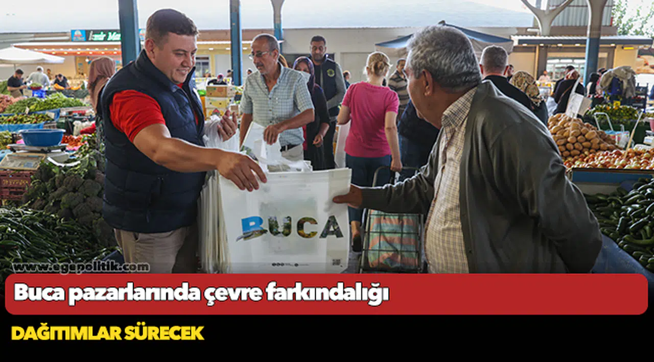 Buca pazarlarında çevre farkındalığı