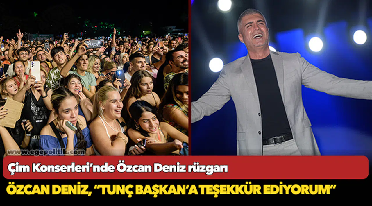 Çim Konserleri’nde Özcan Deniz rüzgarı