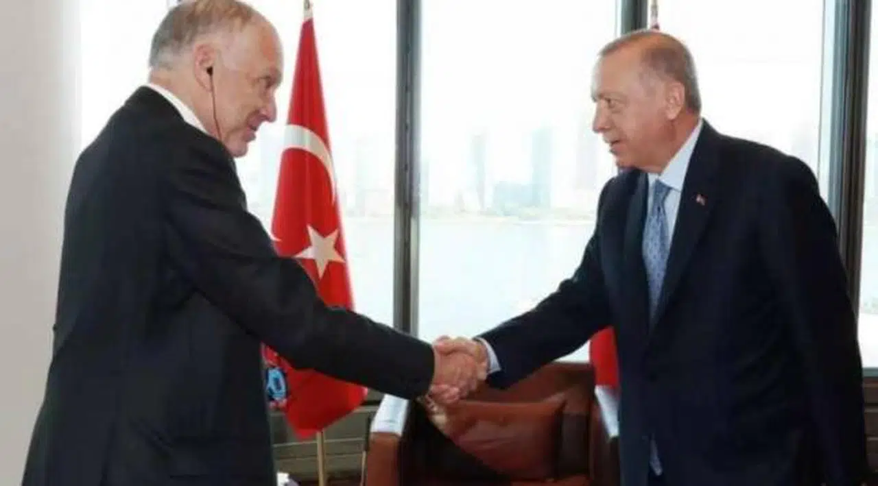 Erdoğan, Dünya Yahudi Kongresi Başkanı ile görüştü