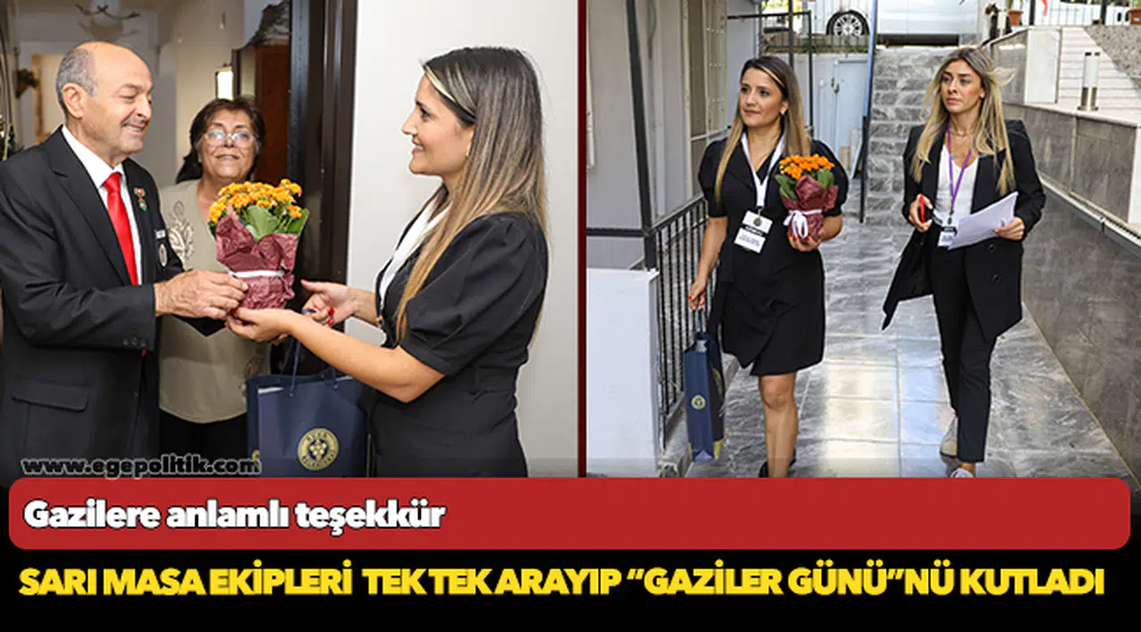 Gazilere anlamlı teşekkür