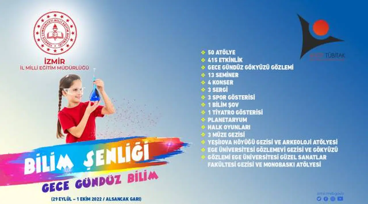 İzmir İl Milli Eğitim Müdürlüğü "İzmir Bilim Şenliği" düzenleyecek