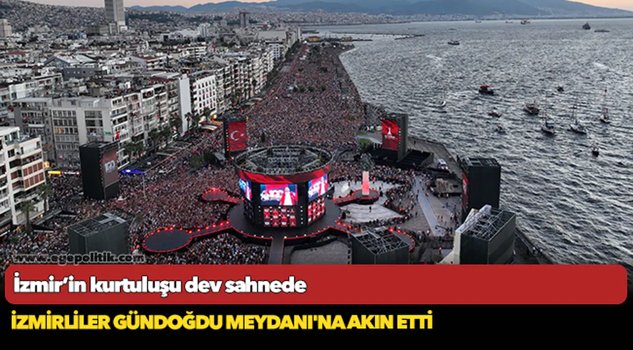 İzmir’in kurtuluşu dev sahnede