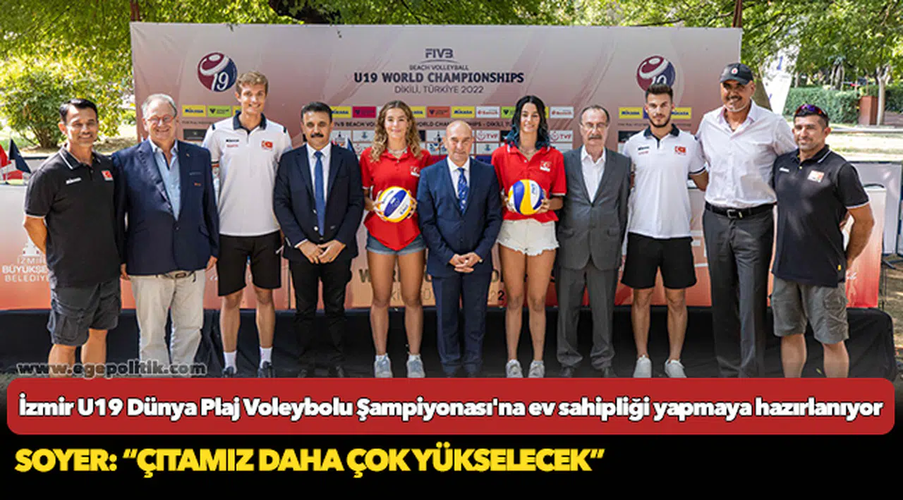 İzmir U19 Dünya Plaj Voleybolu Şampiyonası'na ev sahipliği yapmaya hazırlanıyor