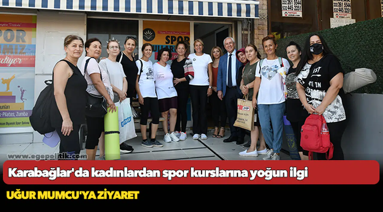 Karabağlar'da kadınlardan spor kurslarına yoğun ilgi