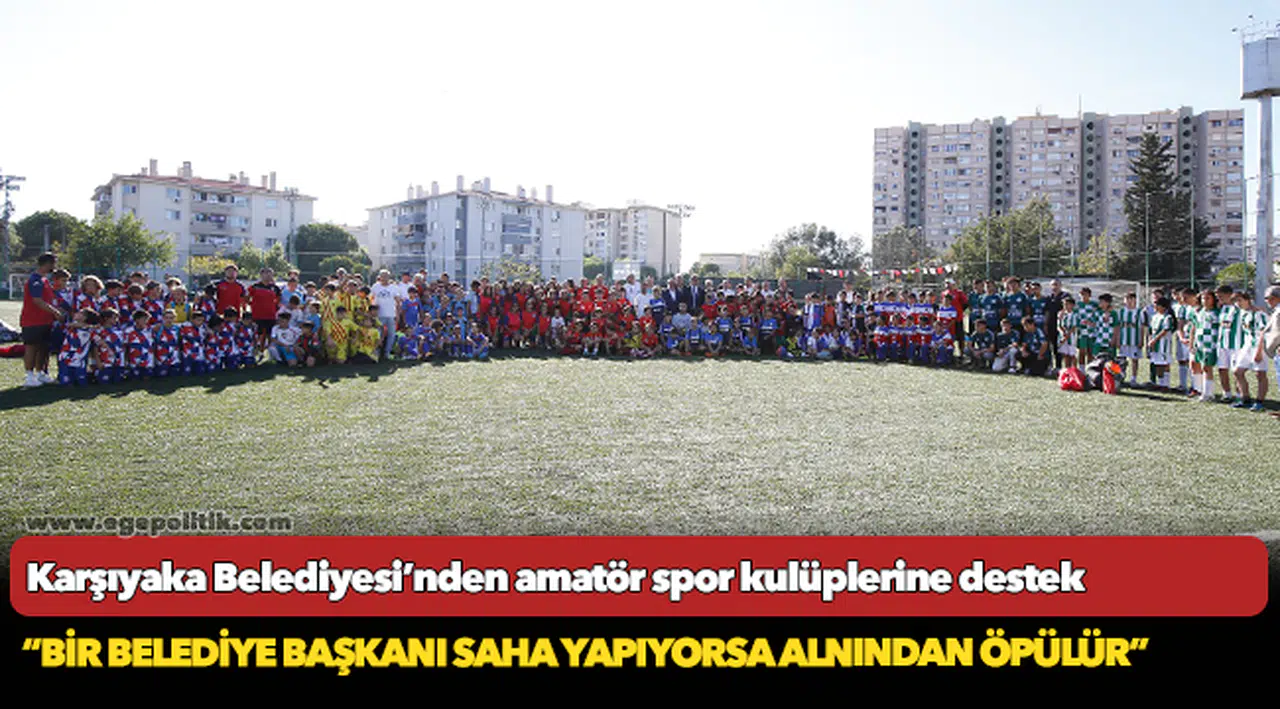 Karşıyaka Belediyesi’nden amatör spor kulüplerine destek