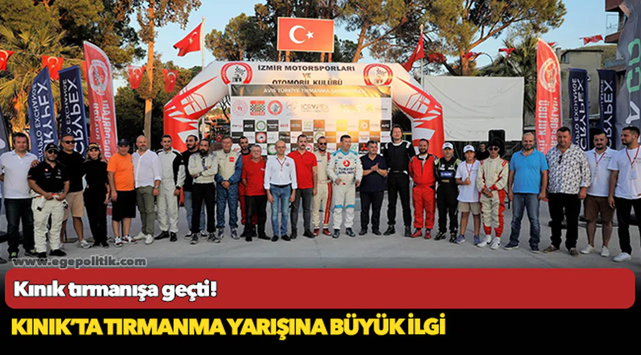 Kınık'ta tırmanma yarışına büyük ilgi!