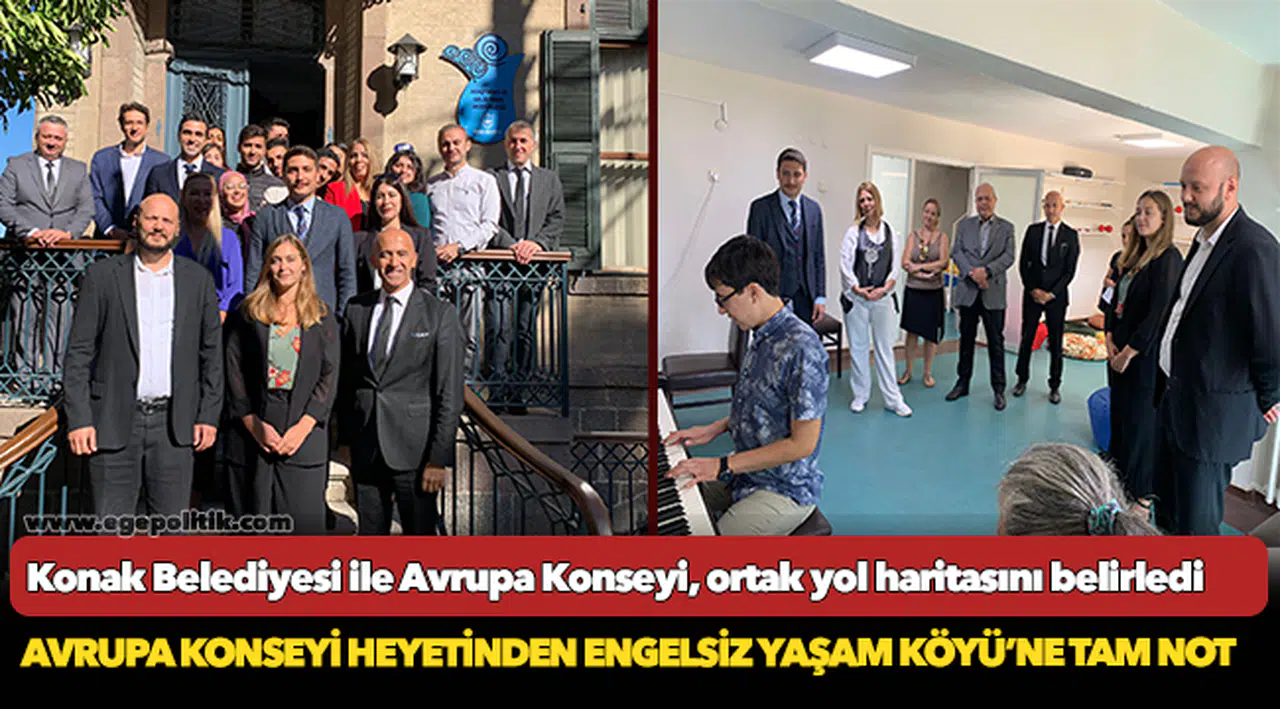 Konak Belediyesi ile Avrupa Konseyi, ortak yol haritasını belirledi